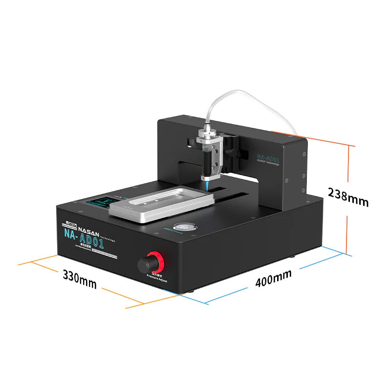 NASAN NA-AD01 Auto Glue Dispenser for iPhone X to 17 Pro Max Frame & Back Glass & Screen (Only Ground Shipping)