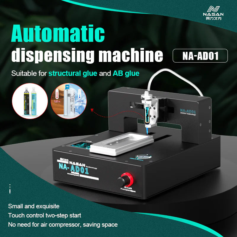 NASAN NA-AD01 Auto Glue Dispenser for iPhone X to 17 Pro Max Frame & Back Glass & Screen (Only Ground Shipping)