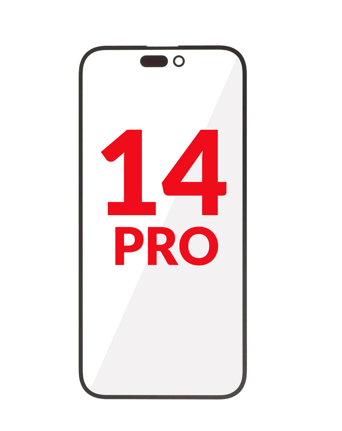 2-in-1 (Front Glass + OCA) for iPhone 14 Pro (Premium) (Pack of 10)