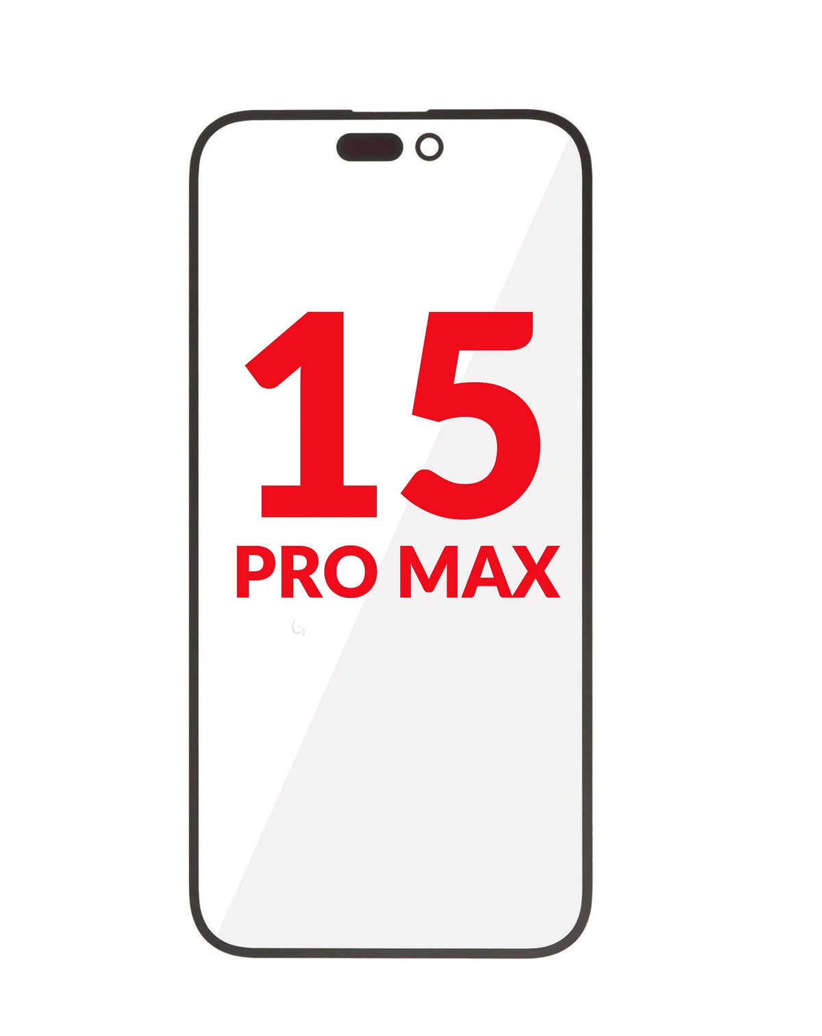 2-in-1 (Front Glass + OCA) for iPhone 15 Pro Max (Premium) (Pack of 10)
