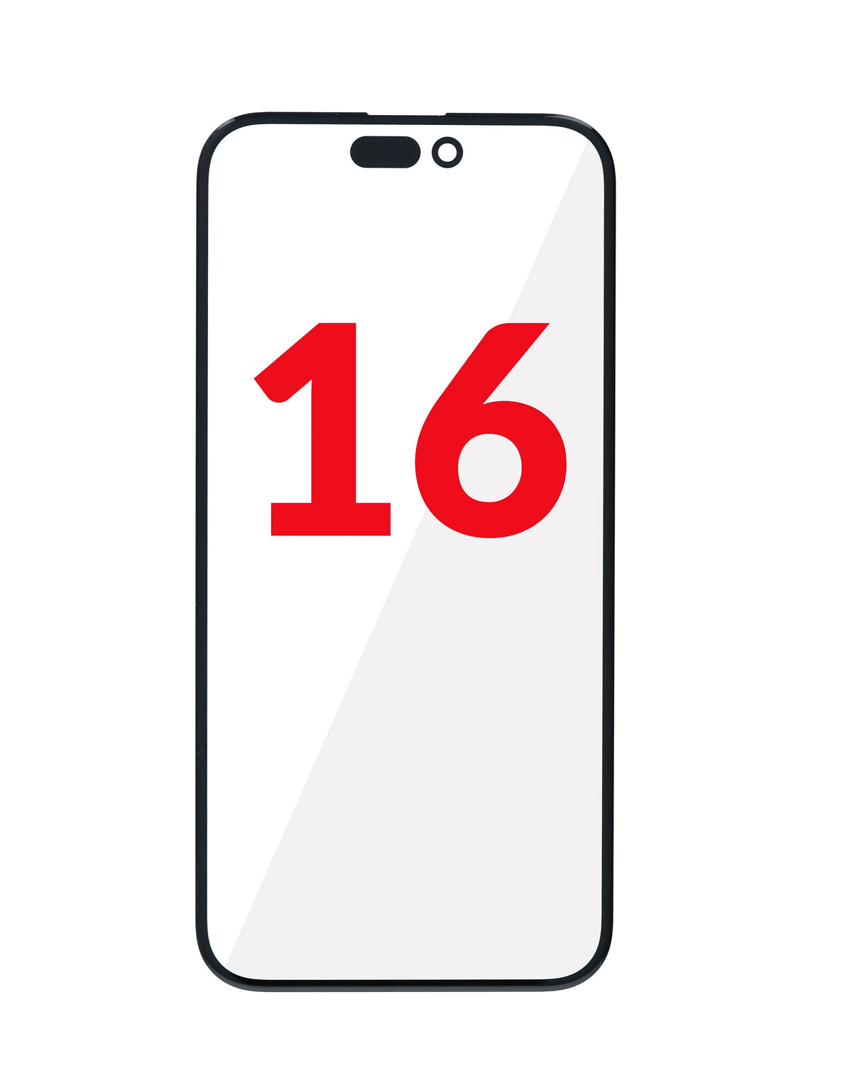 2-in-1 (Front Glass + OCA) for iPhone 16 (Premium) (Pack of 10)