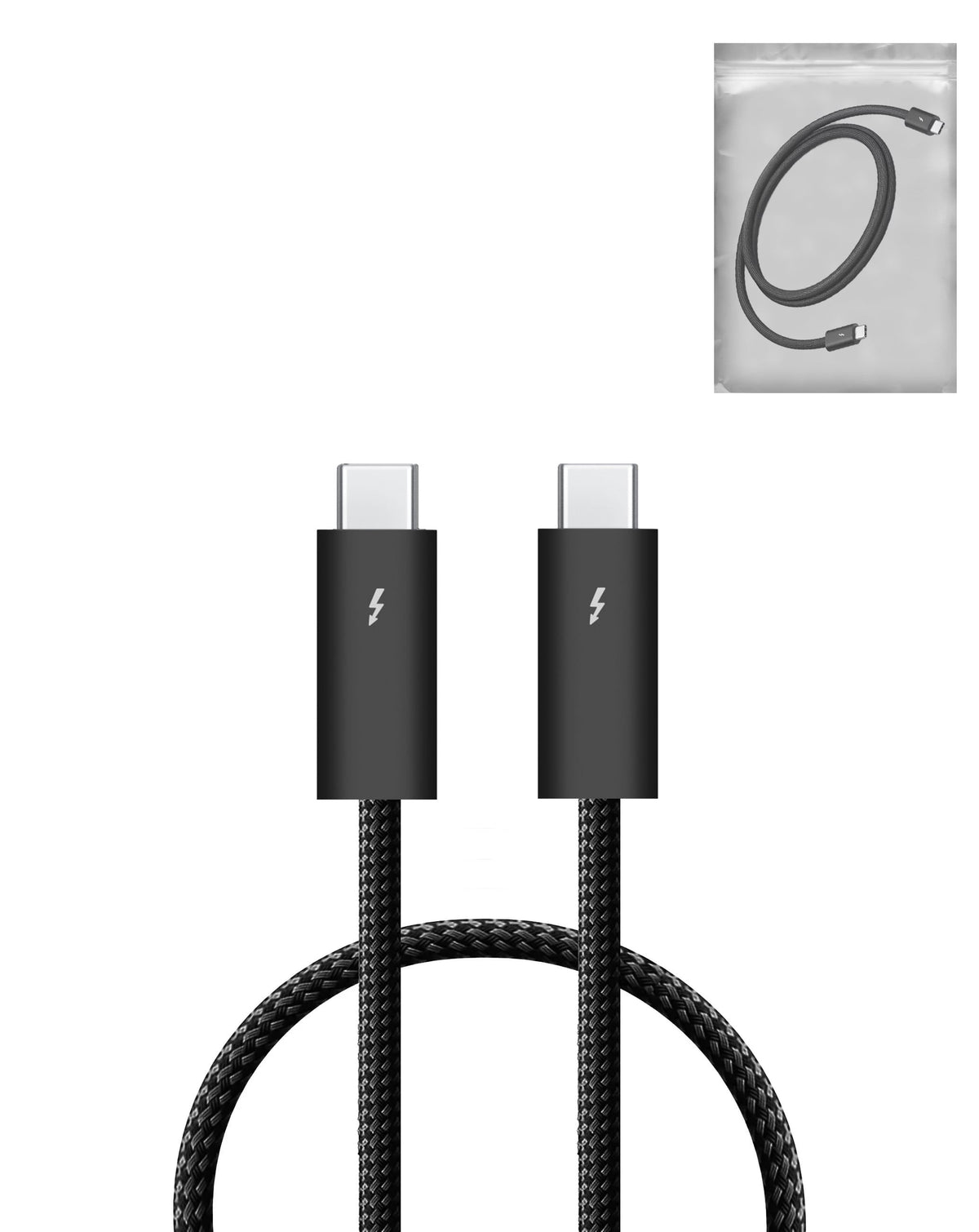 Thunderbolt 4 USB C-C Cable For iPhone / iPad / MacBook / iMac (3ft) (OEM Pull A Grade) (Only Ground Shipping)
