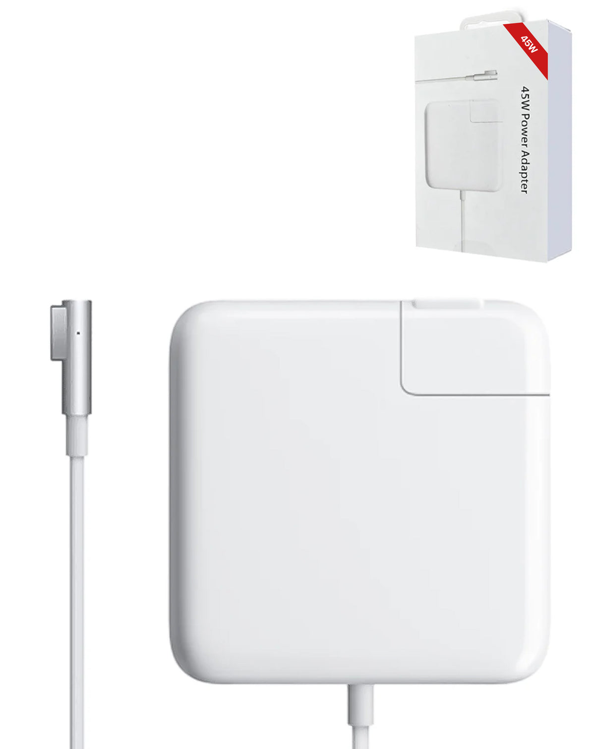(L-Style) Charger Adapter for MacBook (6ft) (45W) (Used OEM Pull) (Only Ground Shipping)