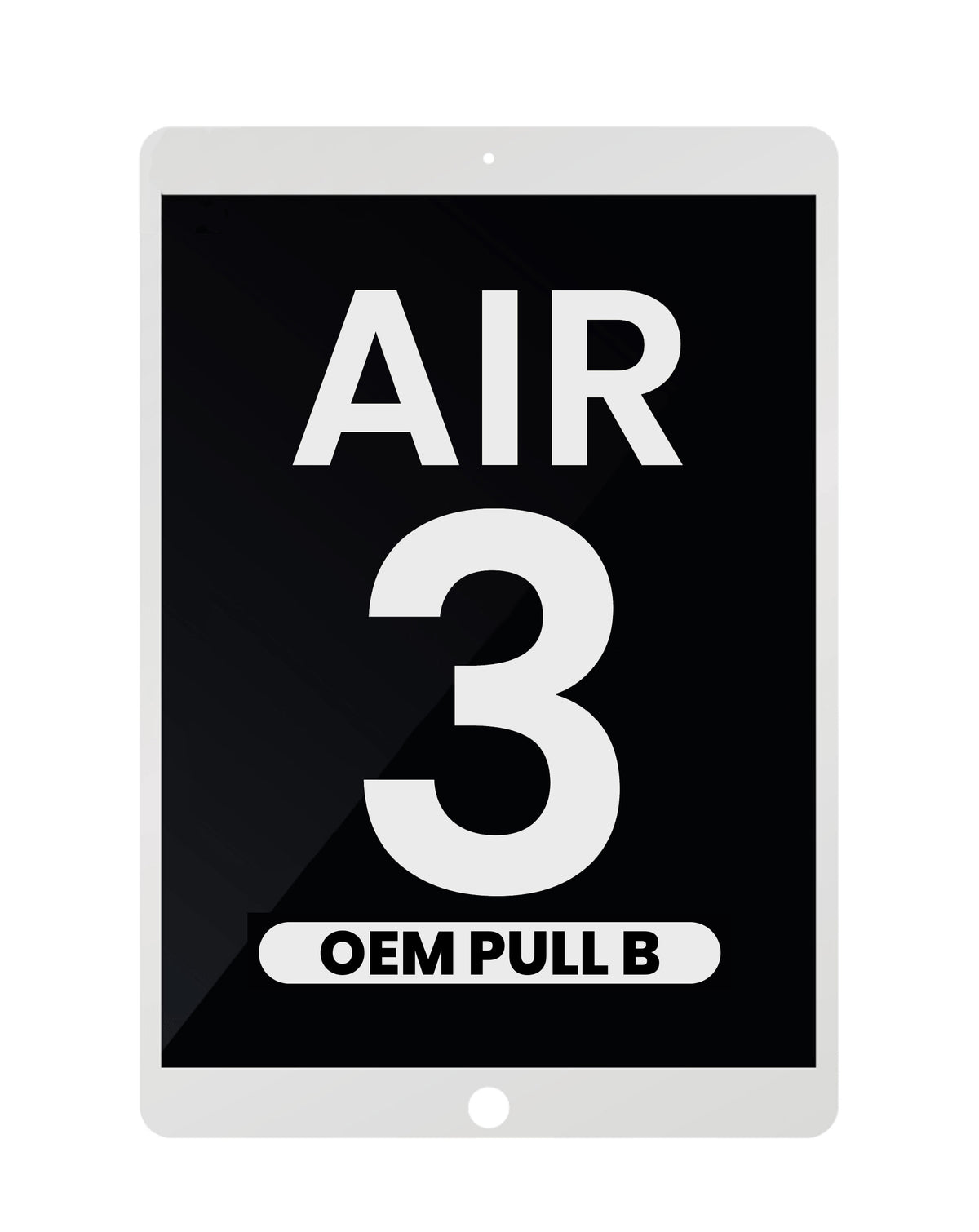 LCD and Digitizer Assembly for iPad Air 3 (WHITE) (OEM Pull B Grade)