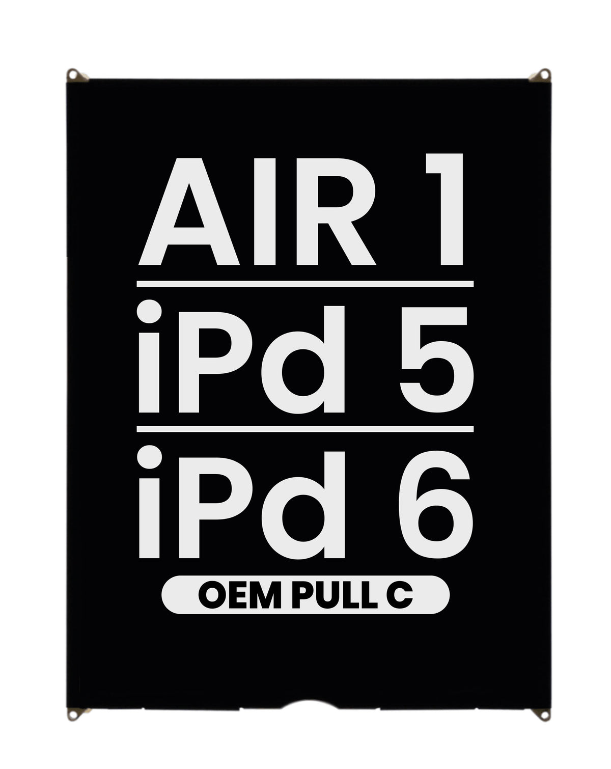 LCD Assembly for iPad 5 (2017) / iPad 6 (2018) / iPad Air 1 (OEM Pull C Grade)