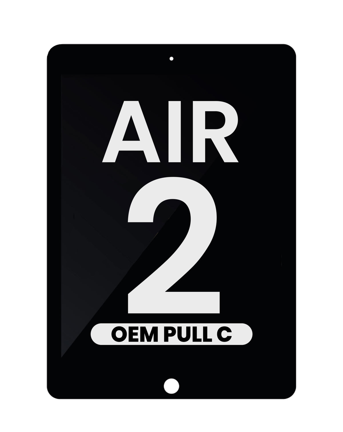 LCD Assembly for iPad Air 2 (BLACK) (with Sleep / Wake Sensor Flex) (OEM Pull C Grade)