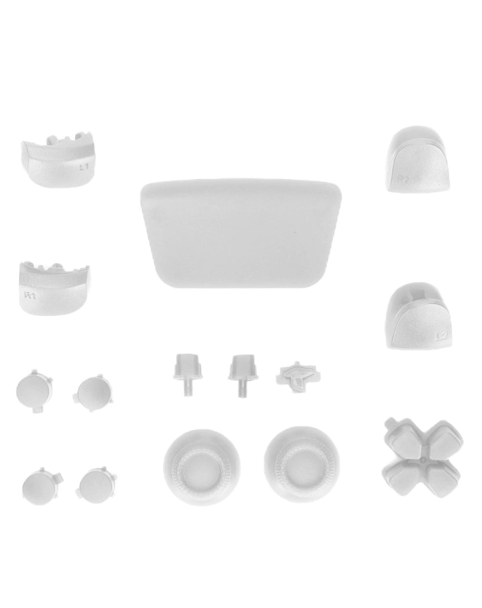 Button Set (BDM-020) (WHITE) for PlayStation 5 (Dual Sense) Wireless Controller
