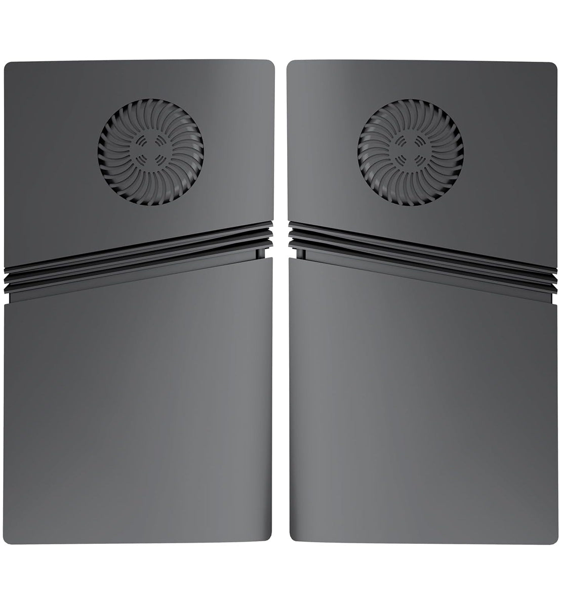 Faceplate Cover (BLACK) for PlayStation 5 Pro (Digital Edition) (V2) (NO LOGO) (Only Ground Shipping)