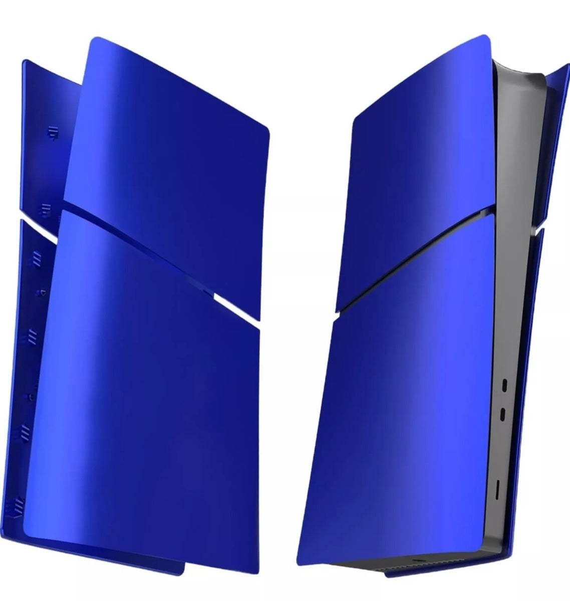 Faceplate Cover (BLUE) (4 Piece Set) for PlayStation 5 Slim Digital Edition (NO LOGO) (Only Ground Shipping)