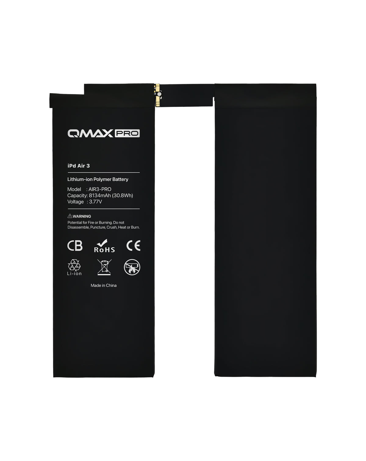 QMAX Replacement Battery for iPad Air 3 (8134 mAh) (Only Ground Shipping)