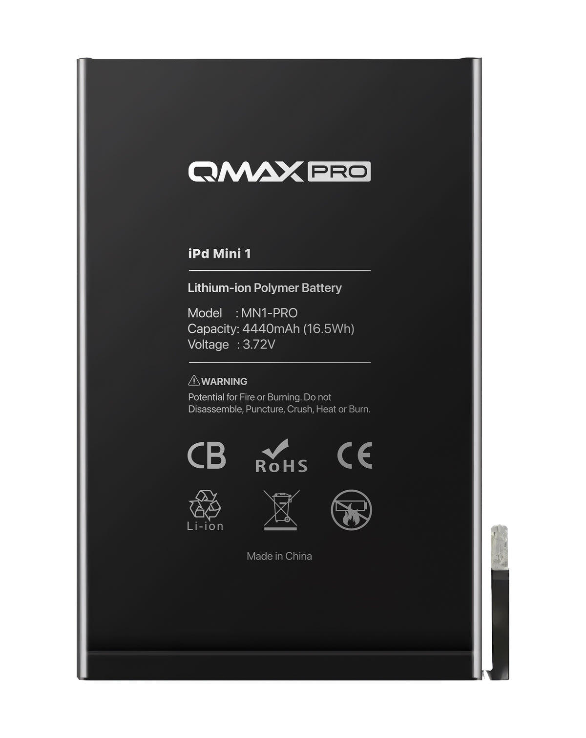 QMAX Replacement Battery for iPad Mini 1 (4400 mAh) (Only Ground Shipping)