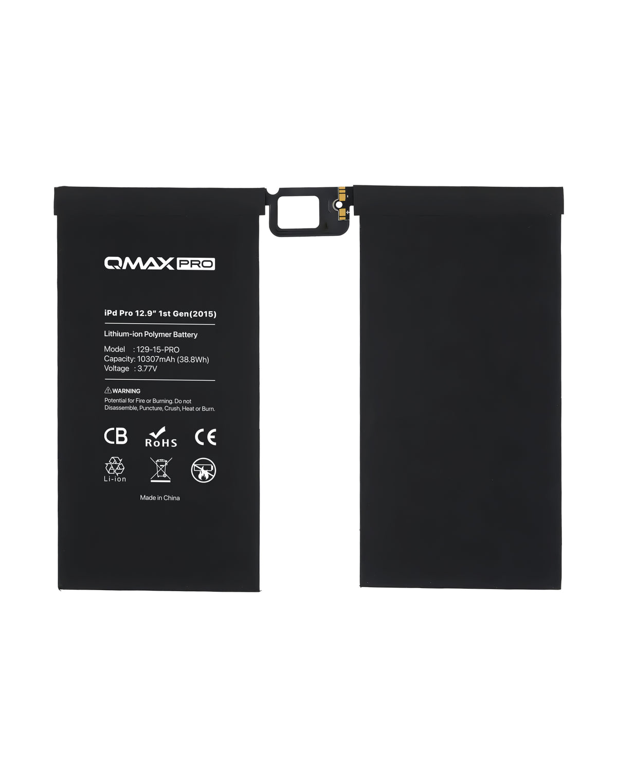 QMAX Replacement Battery for iPad Pro 12.9 (1st Gen / 2015) (10307 mAh) (Only Ground Shipping)