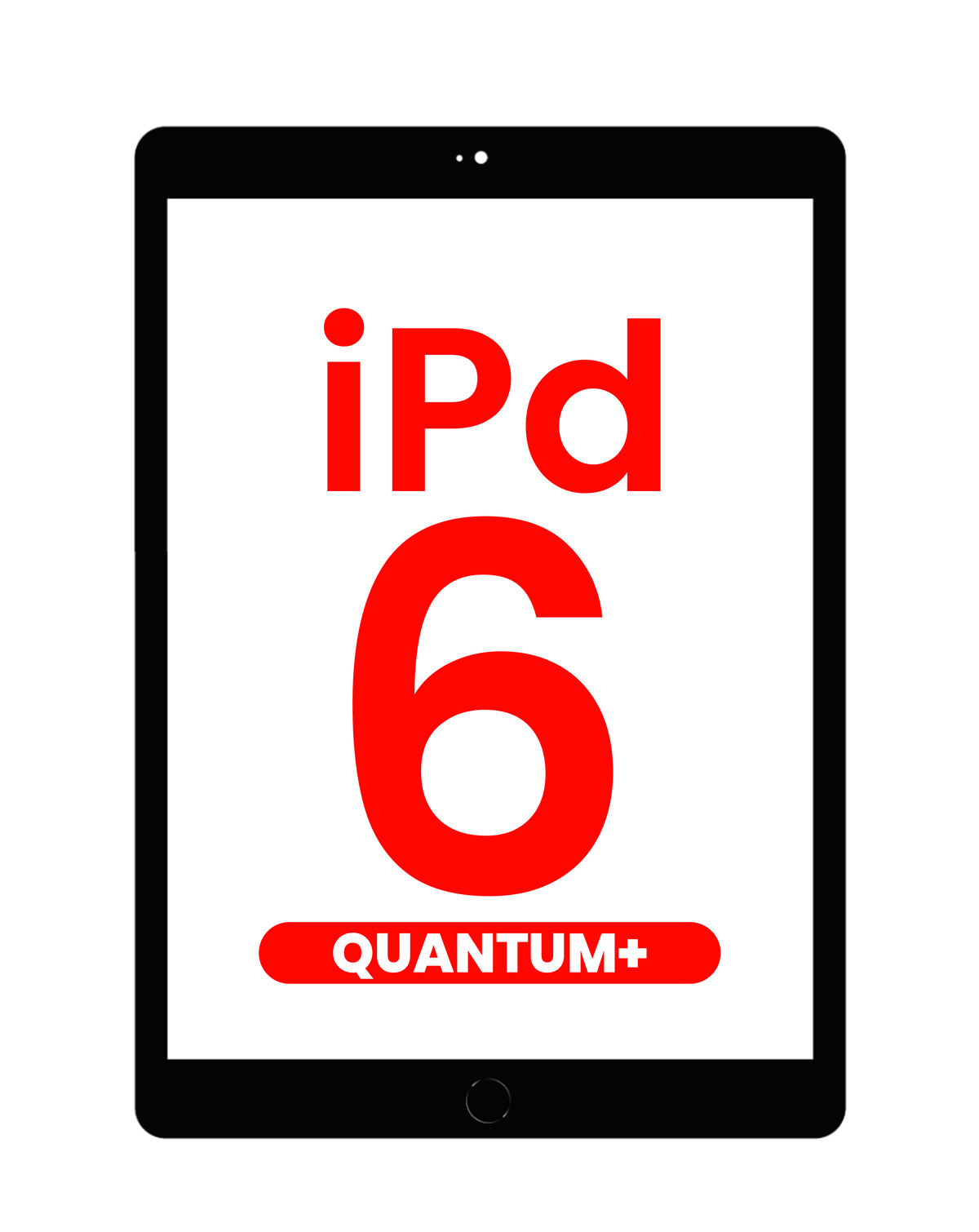 Quantum+ Digitizer iPad 6 (2018) (BLACK) (Home Button Pre-Installed)