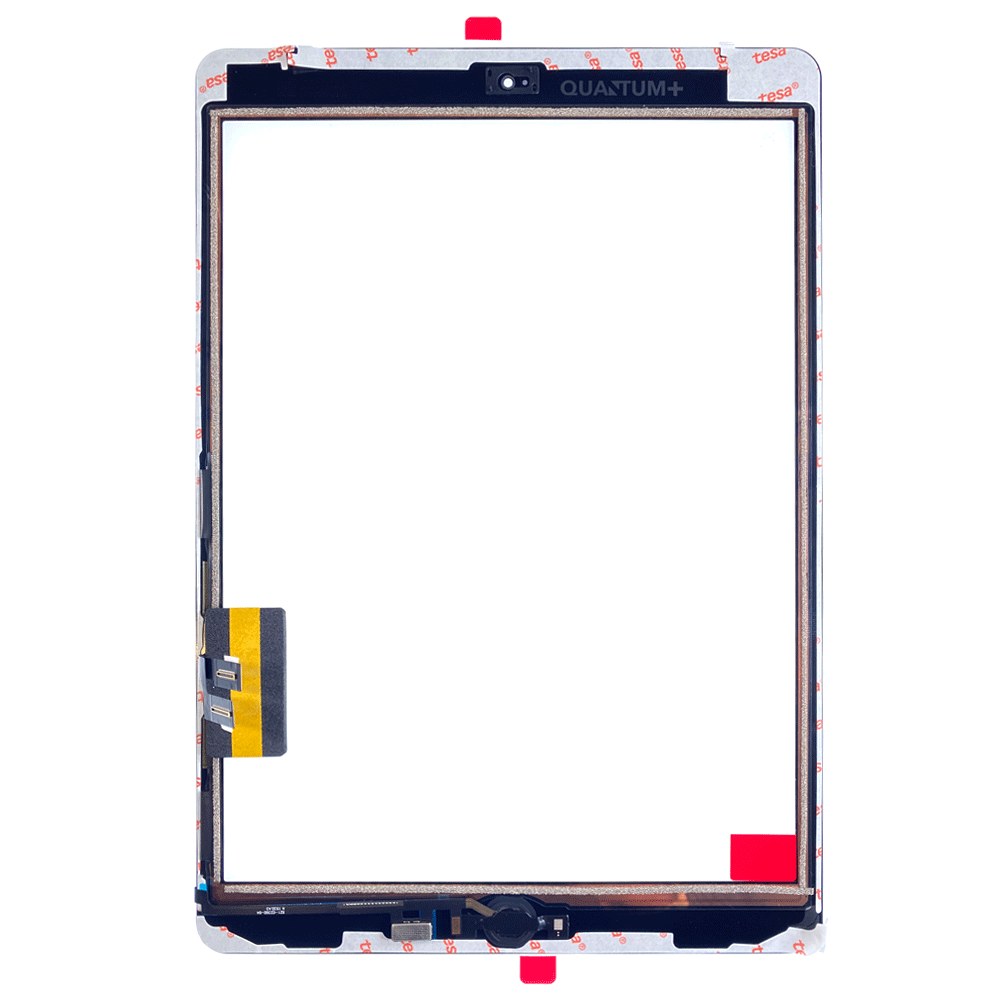 Quantum+ Digitizer for iPad 7 (2019) / iPad 8 (2020) / iPad 9 (2021) (BLACK) (Home Button Pre-Installed)