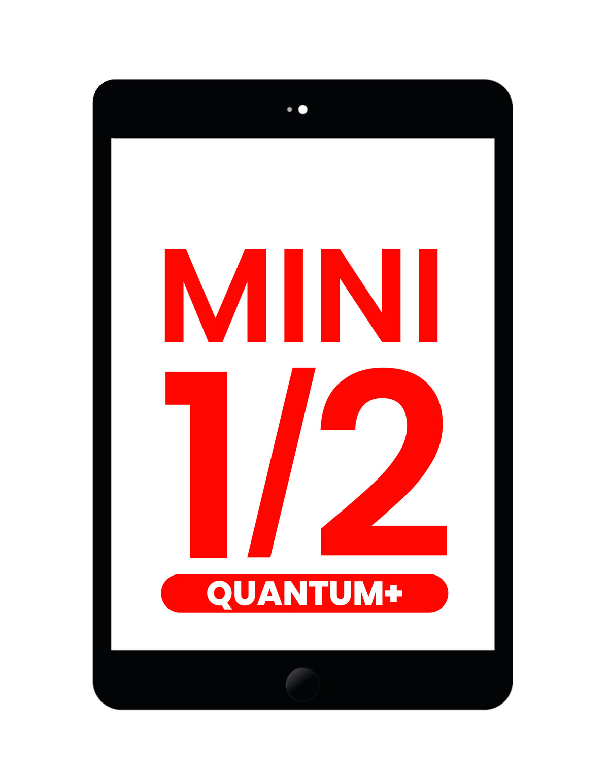 Quantum+ Digitizer for iPad Mini 1 / Mini 2 (BLACK) (Home Button and IC Chip Pre-Installed)
