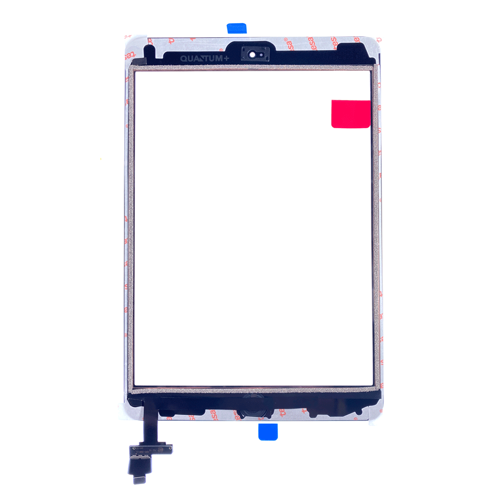 Quantum+ Digitizer for iPad Mini 1 / Mini 2 (BLACK) (Home Button and IC Chip Pre-Installed)