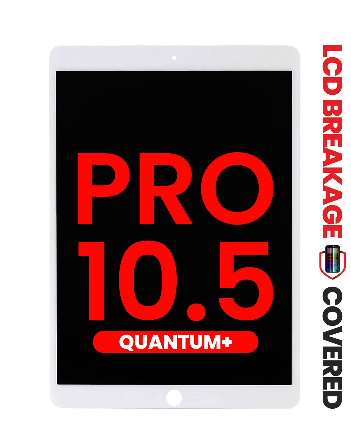 Quantum+ LCD and Digitizer Assembly for iPad Pro 10.5 (WHITE) (Exclusive LCD Breakage Warranty)