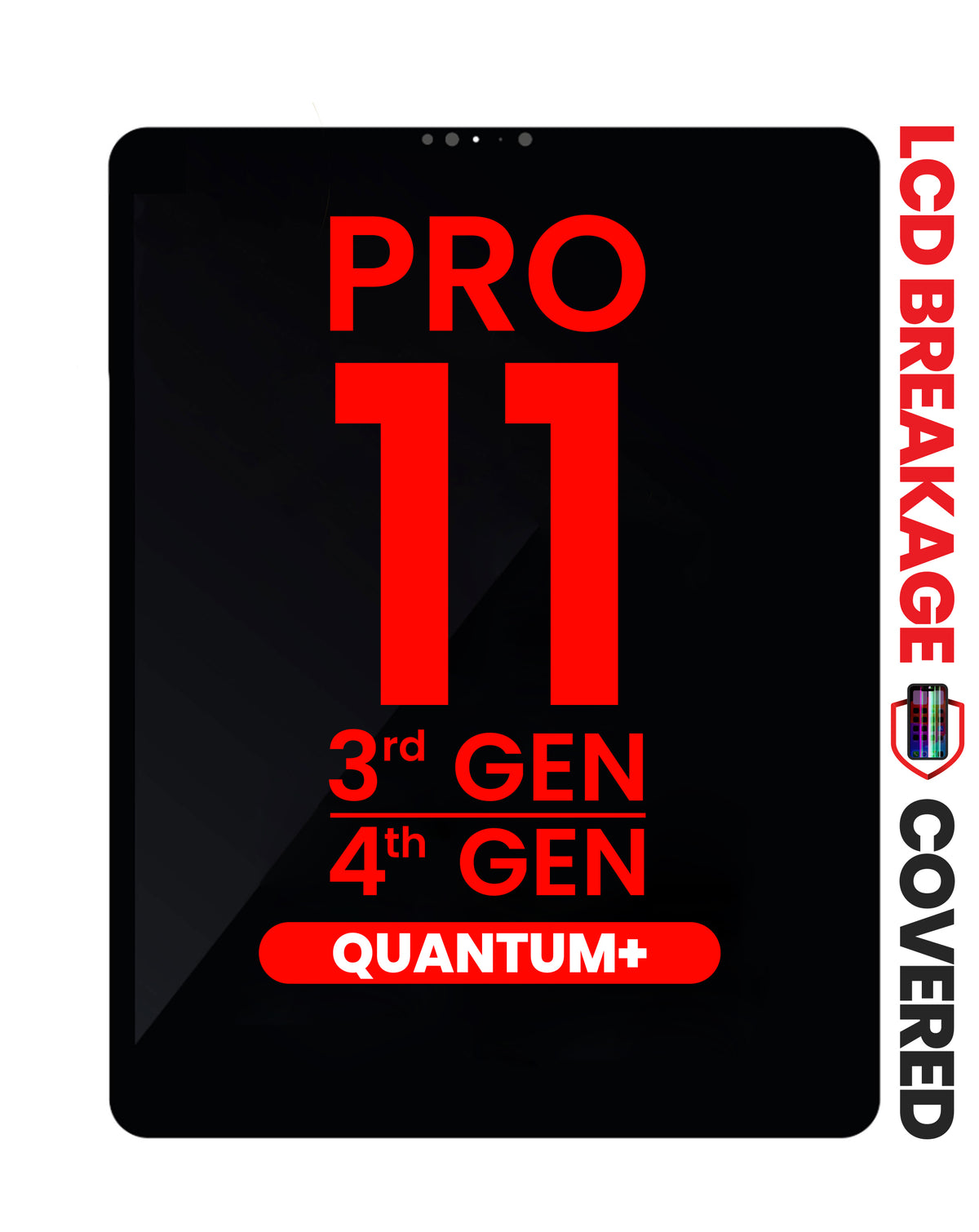 Quantum+ LCD and Digitizer Assembly for iPad Pro 11 (3rd Gen / 2021) / (4th Gen / 2022) (Exclusive LCD Breakage Warranty)