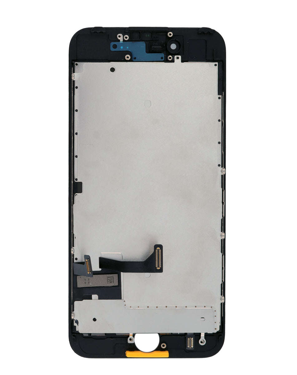 LCD Assembly with Steel Plate for iPhone 7 (BLACK) (Aftermarket / QV6)