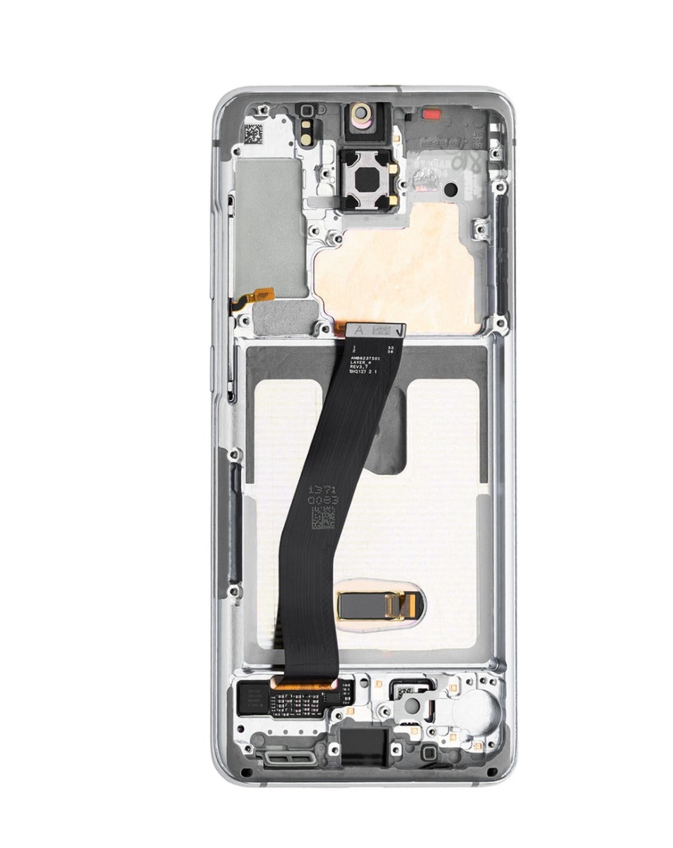 OLED Assembly with Frame for Galaxy S20 (G980 / G981) (Verizon UW) (Cosmic Gray) (Aftermarket Plus Soft)