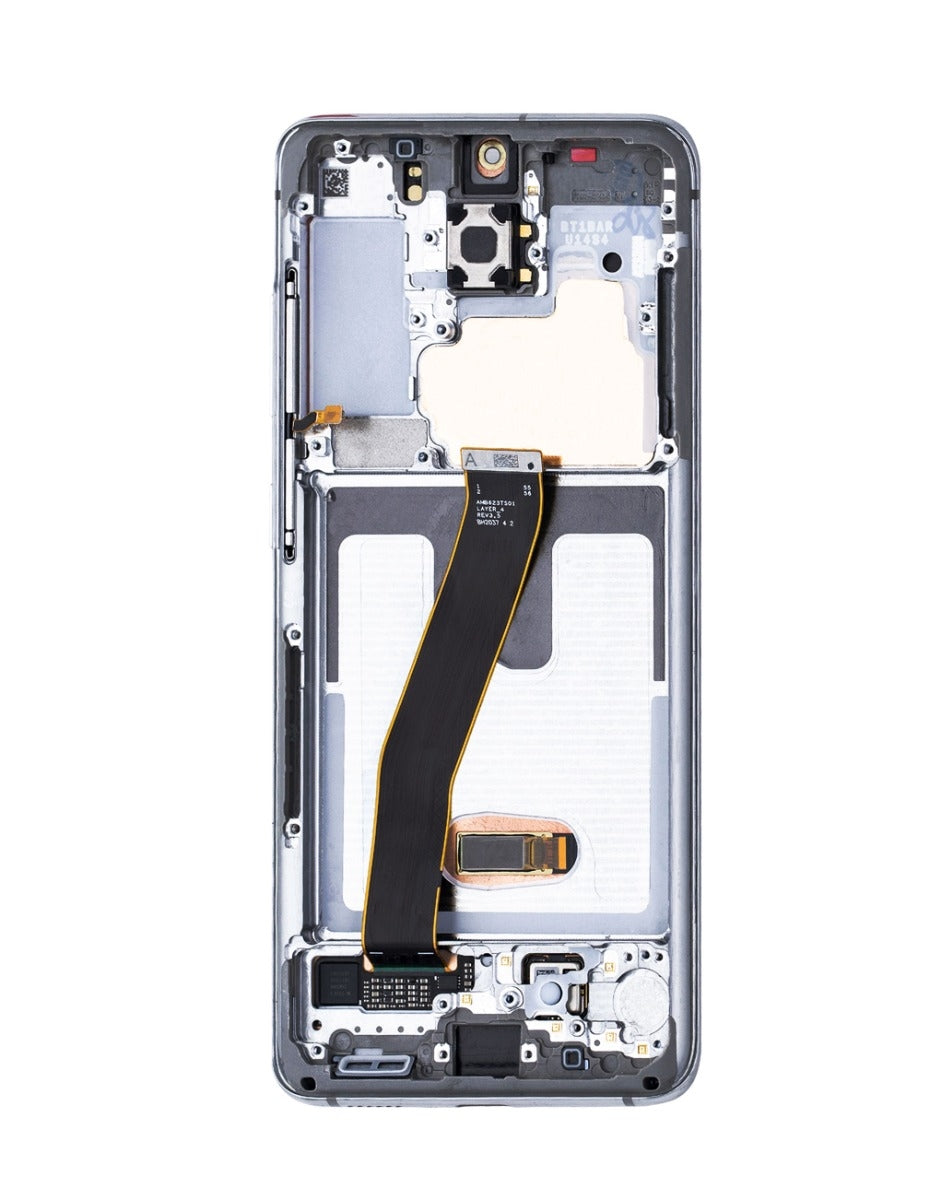 OLED Assembly with Frame for Galaxy S20 (G980 / G981) (Verizon UW) (Cloud White) (Premium)