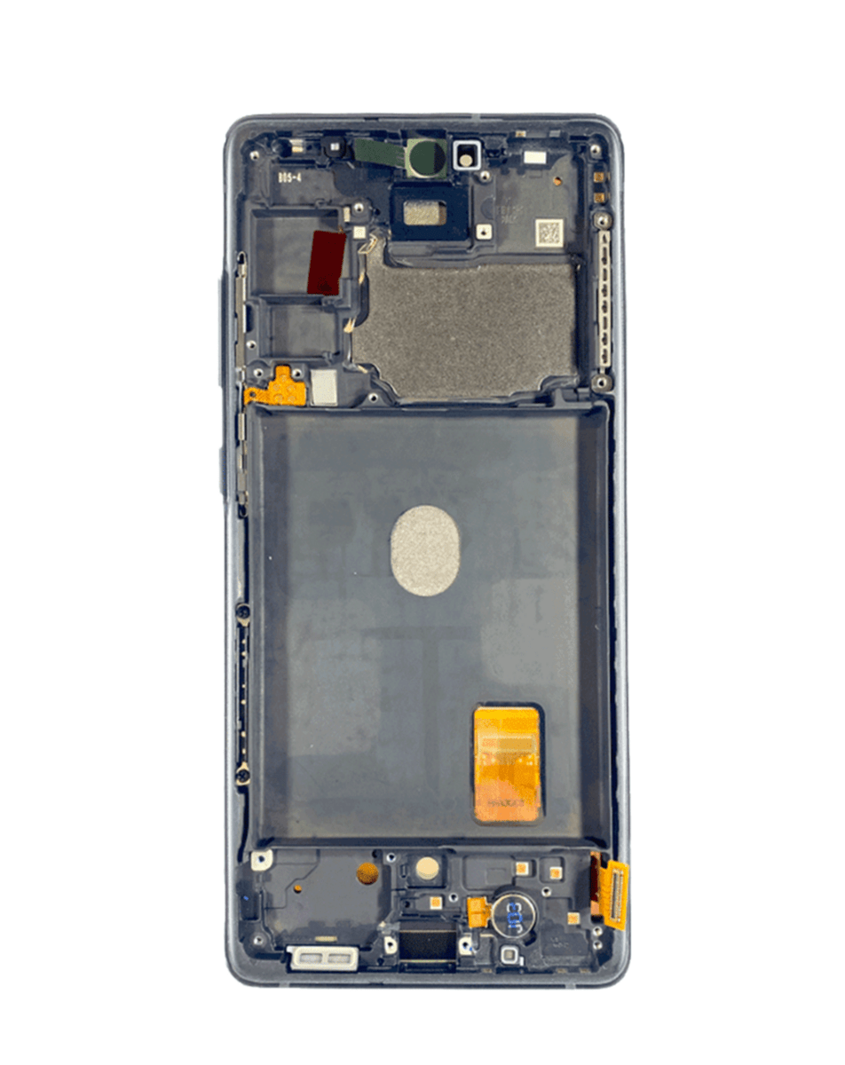 OLED Assembly with Frame for Galaxy S20 FE (G780) (Cloud Navy) (Aftermarket Plus Soft)