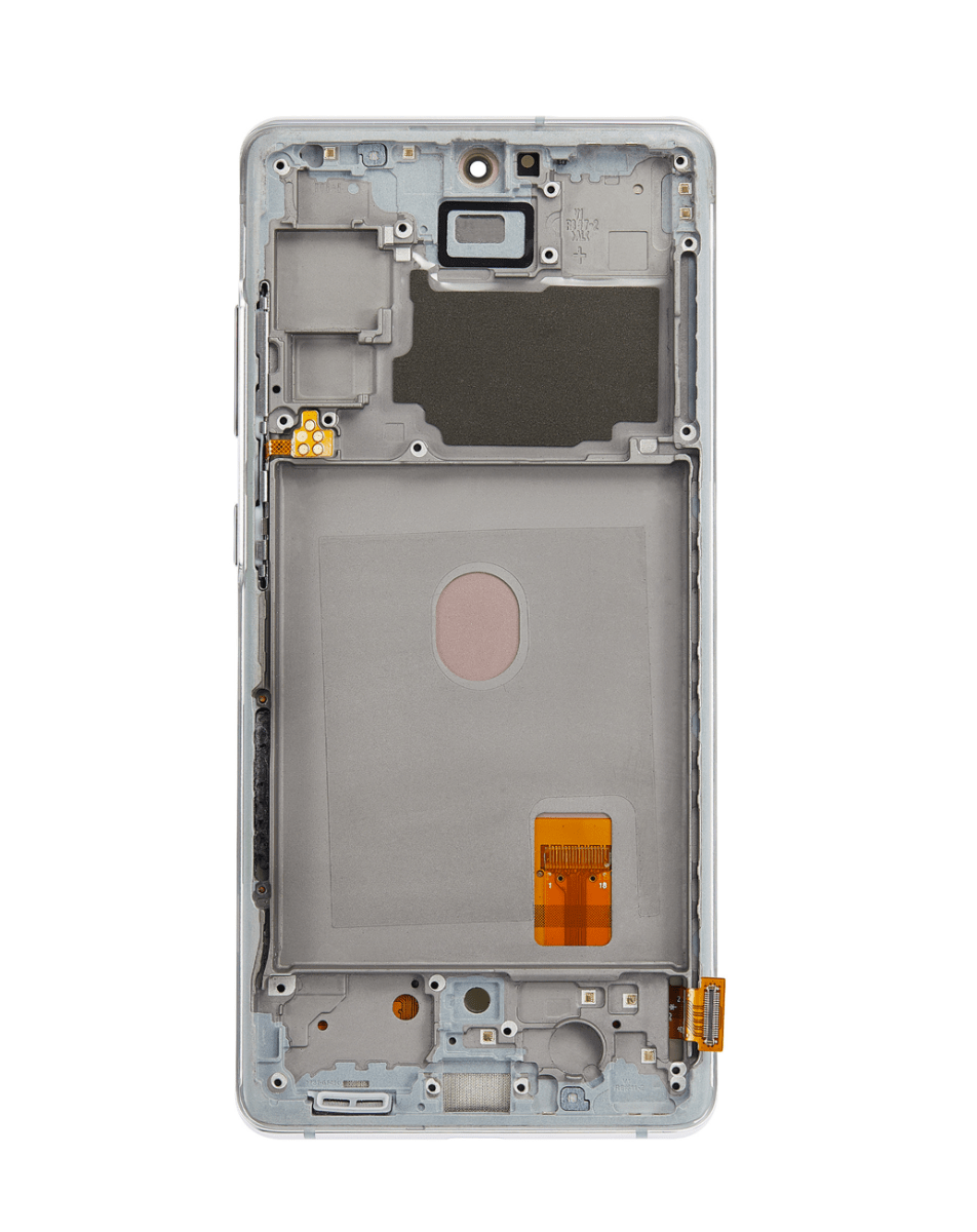 OLED Assembly with Frame for Galaxy S20 FE (G780) (Cloud Mint) (Aftermarket Plus Soft)