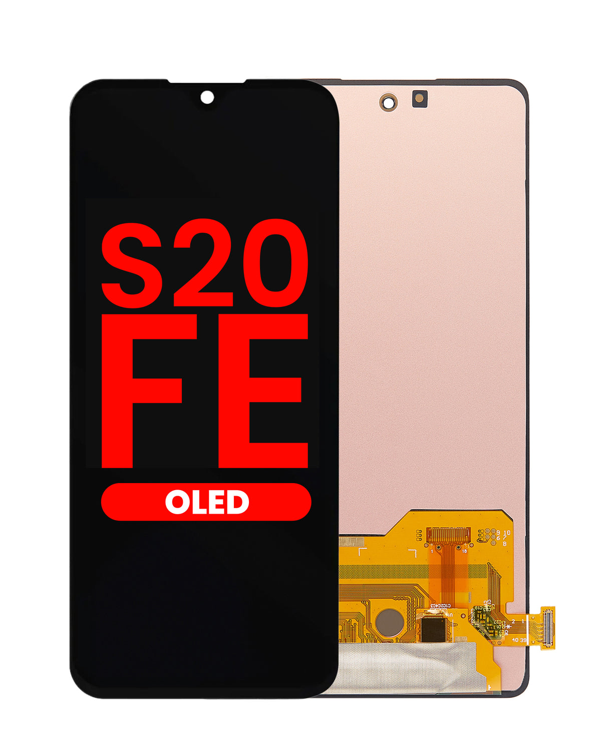 OLED Assembly without Frame for Galaxy S20 FE (G780) (All Colors) (Aftermarket Plus Soft)