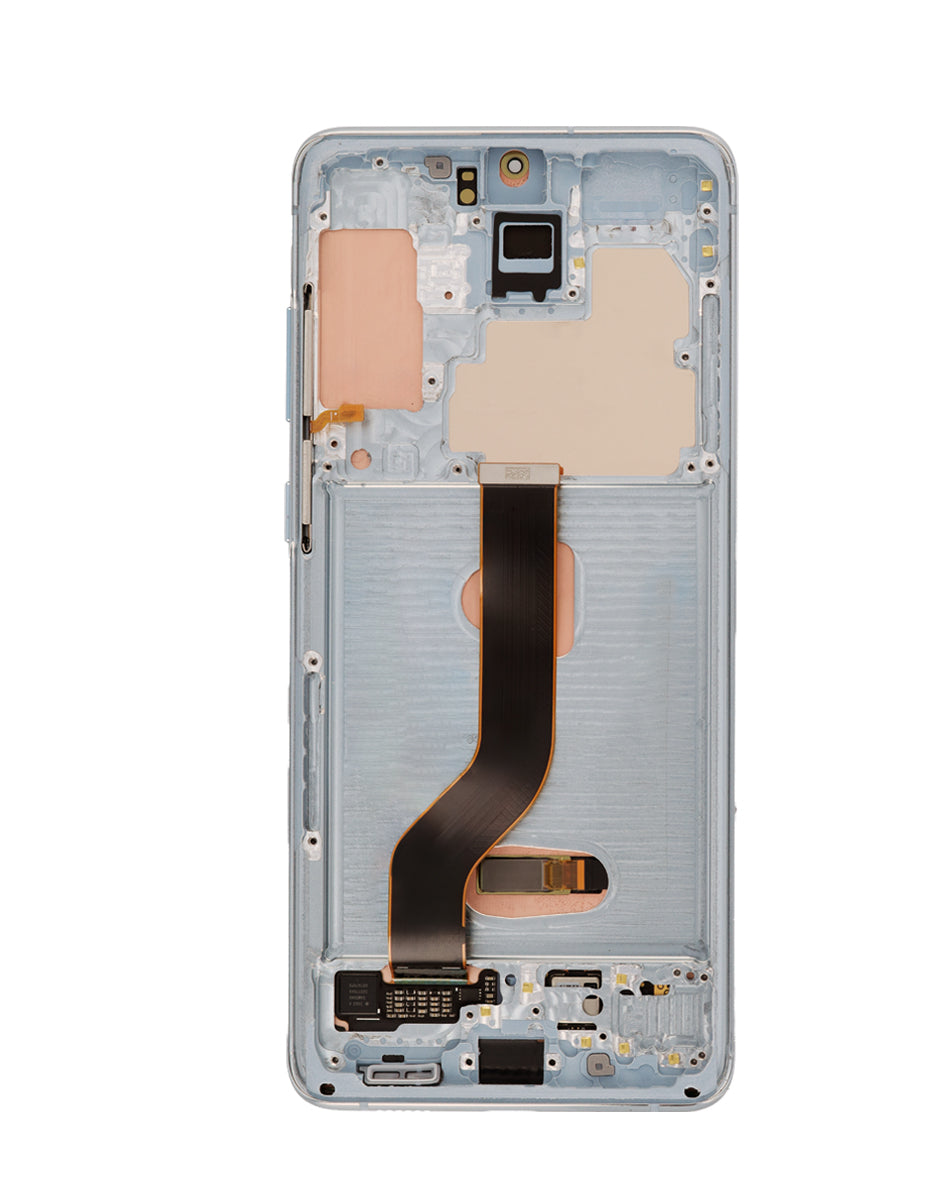 OLED Assembly with Frame for Galaxy S20 Plus (G985 / G986) (Cloud Blue) (Premium)