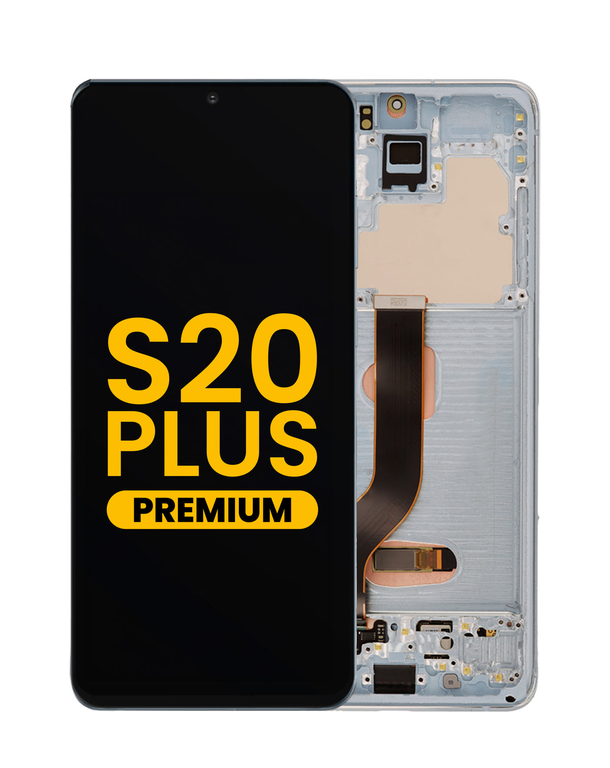 OLED Assembly with Frame for Galaxy S20 Plus (G985 / G986) (Cloud Blue) (Premium)