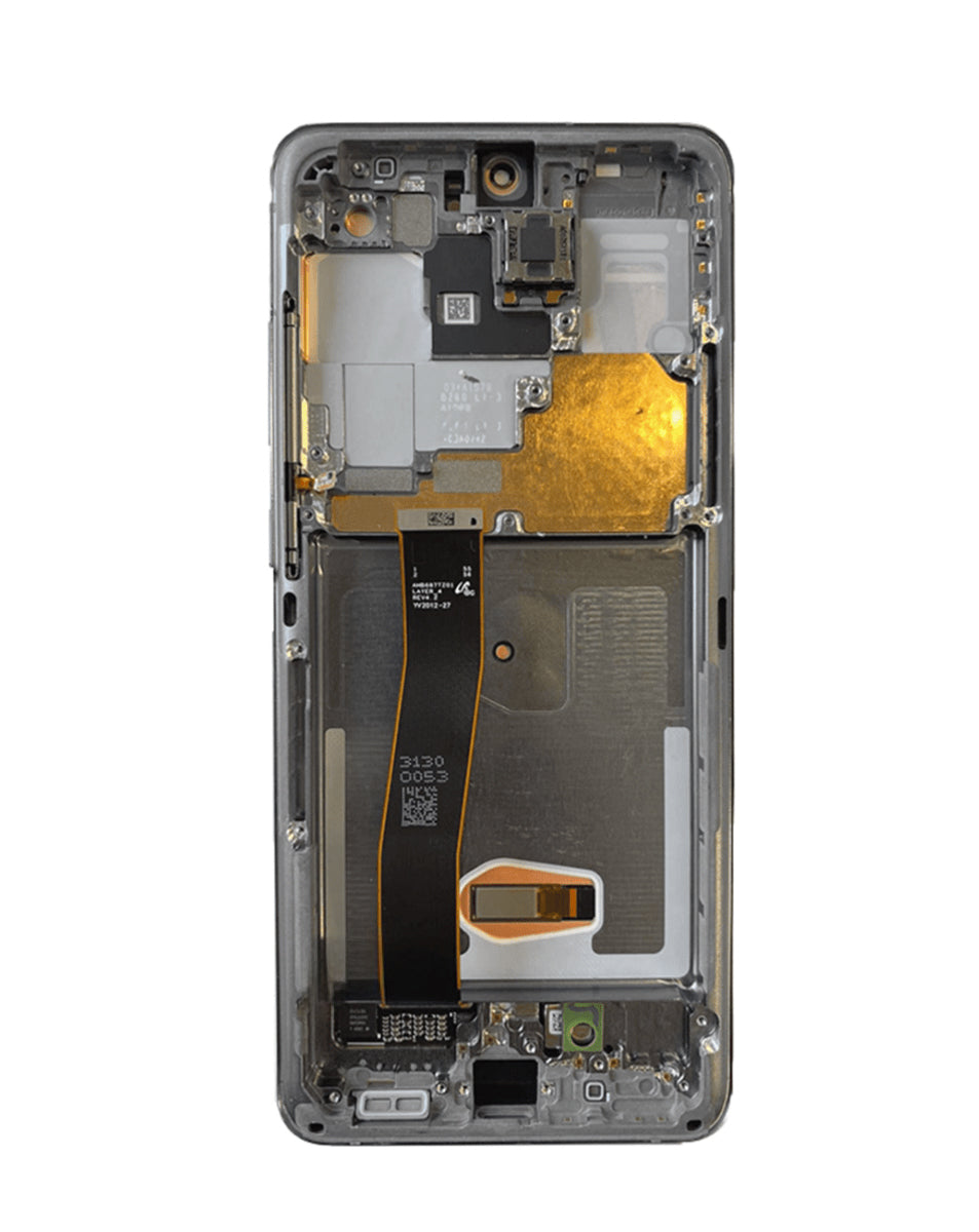 OLED Assembly with Frame for Galaxy S20 Ultra (G988) (Cosmic Gray) (Premium)