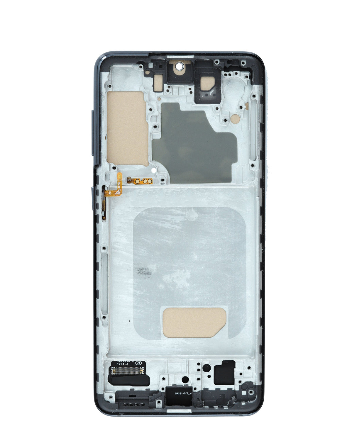 LCD Assembly with Frame for Galaxy S21 (G991) (Phantom Black) (Aftermarket Incell)