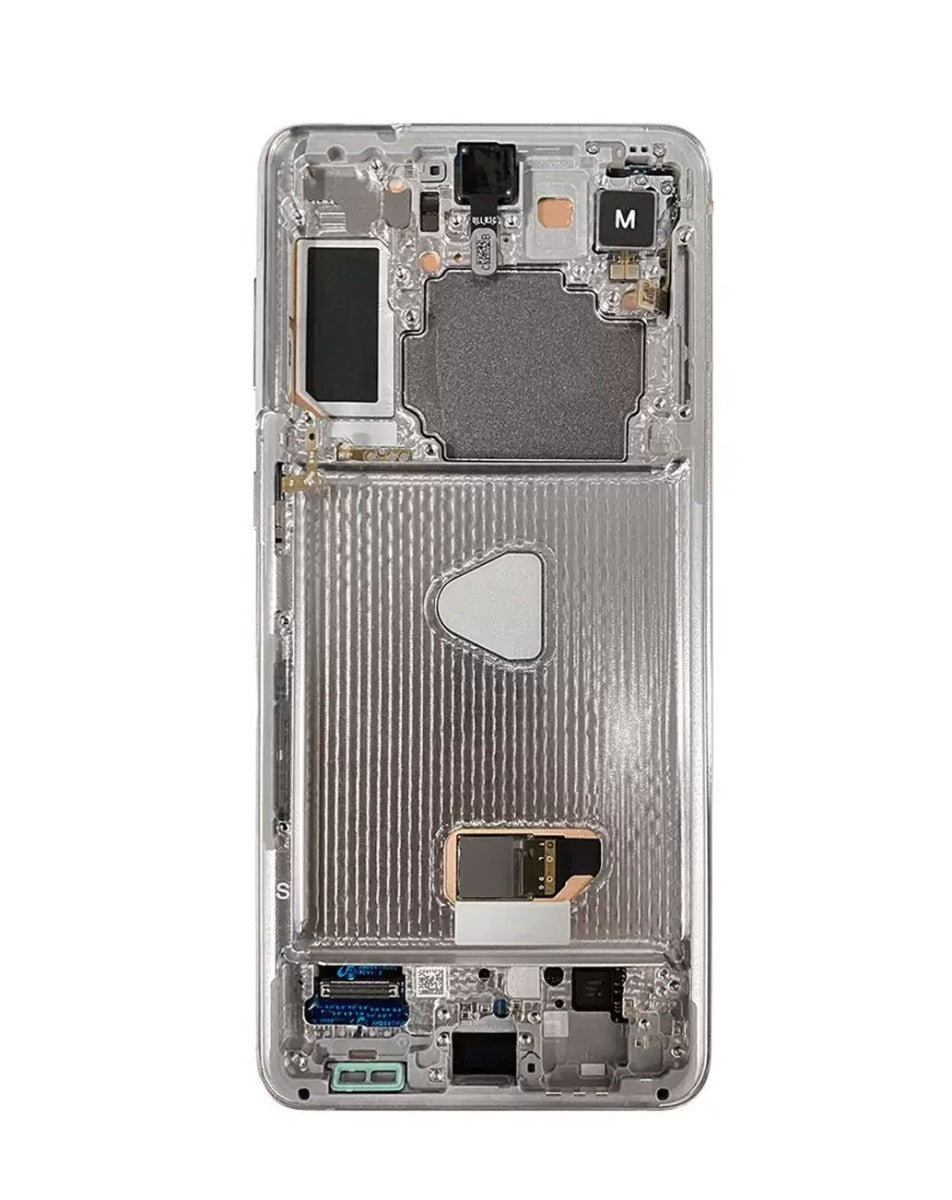 OLED Assembly with Frame for Galaxy S21 Plus (G996) (Phantom Silver) (Premium)