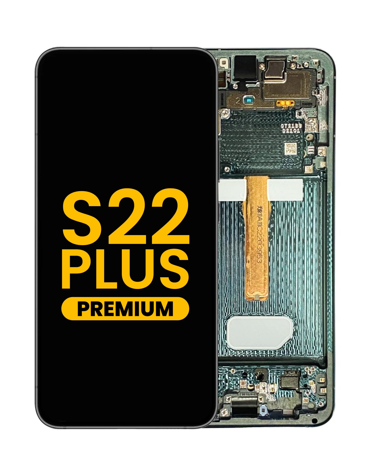 OLED Assembly with Frame for Galaxy S22 Plus (S906) (Green) (Premium)