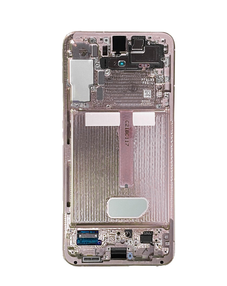 OLED Assembly with Frame for Galaxy S22 Plus (S906) (Pink Gold) (Premium)