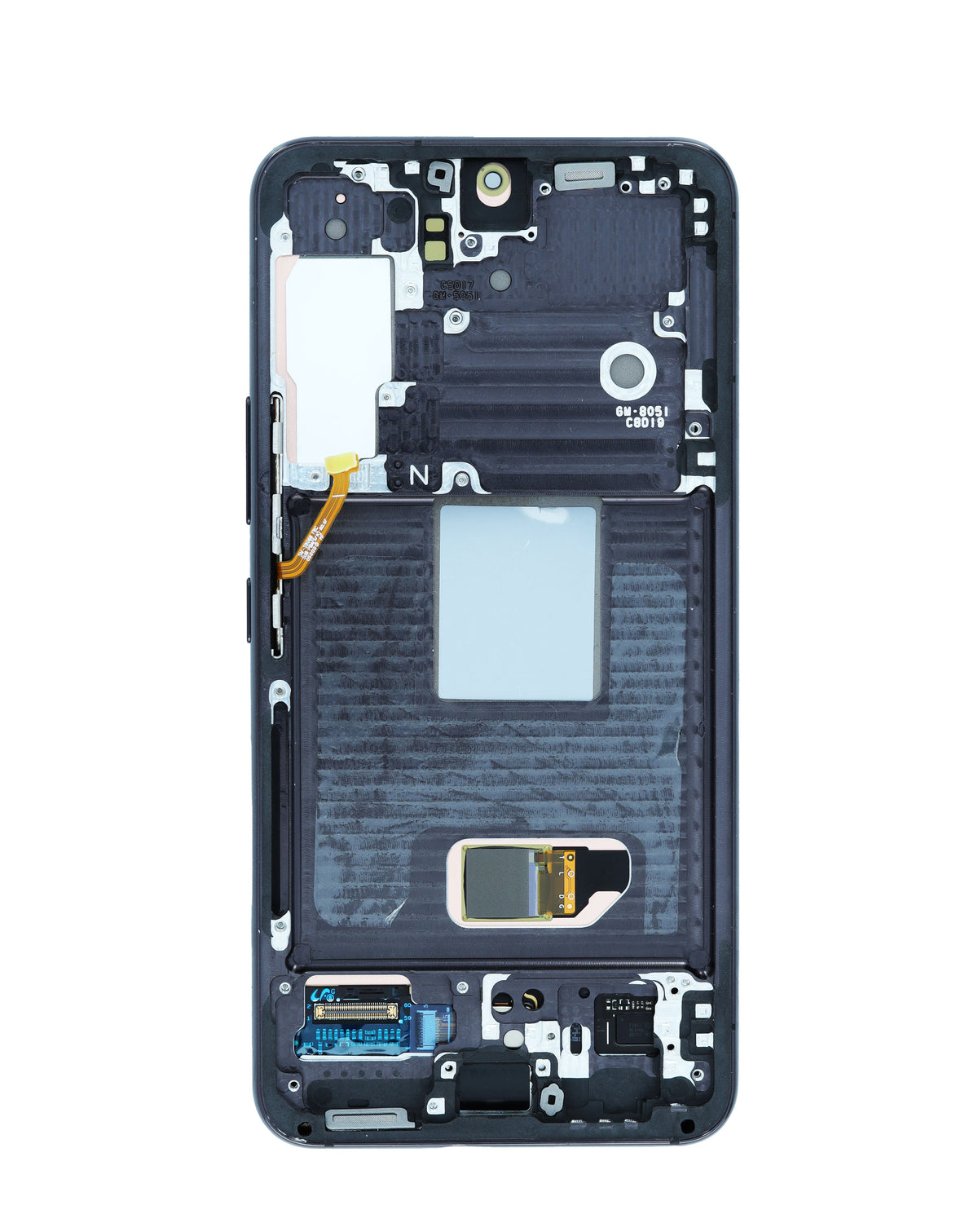 OLED Assembly with Frame for Galaxy S22 (S901) (Phantom Black) (Premium)