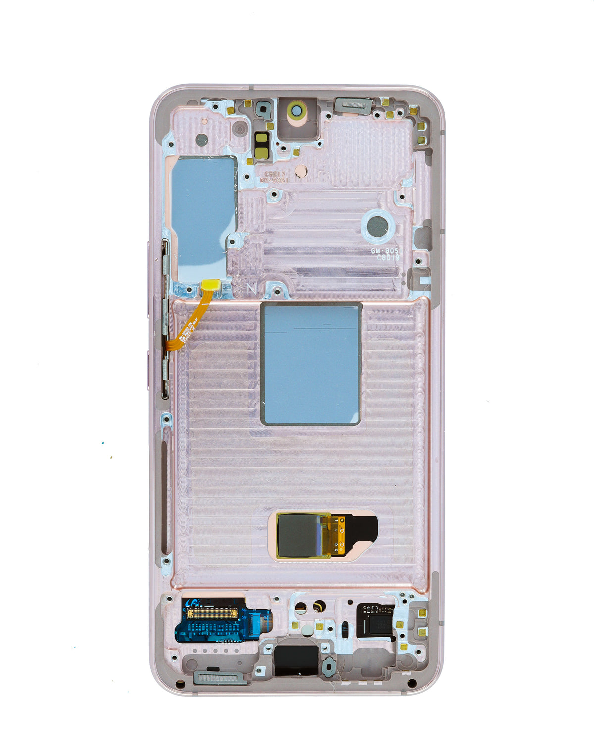 OLED Assembly with Frame for Galaxy S22 (S901) (Pink Gold) (Premium)