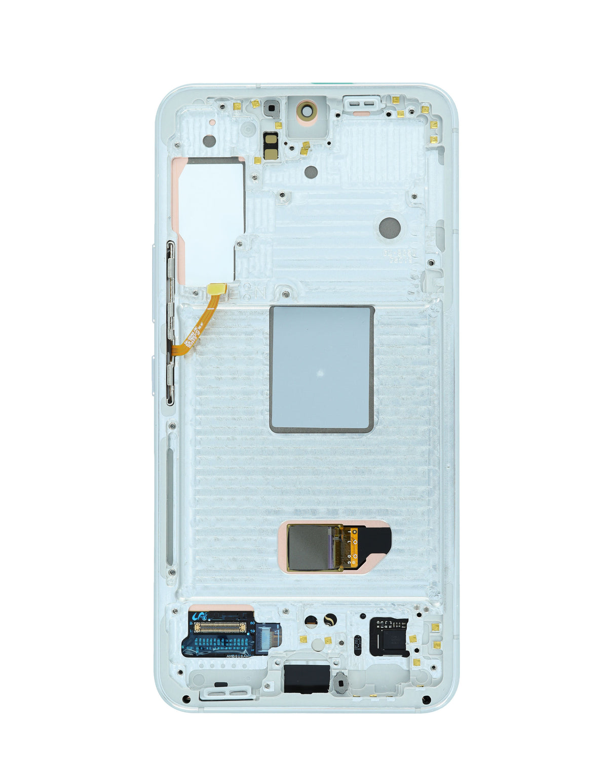 OLED Assembly with Frame for Galaxy S22 (S901) (Phantom White) (Premium)