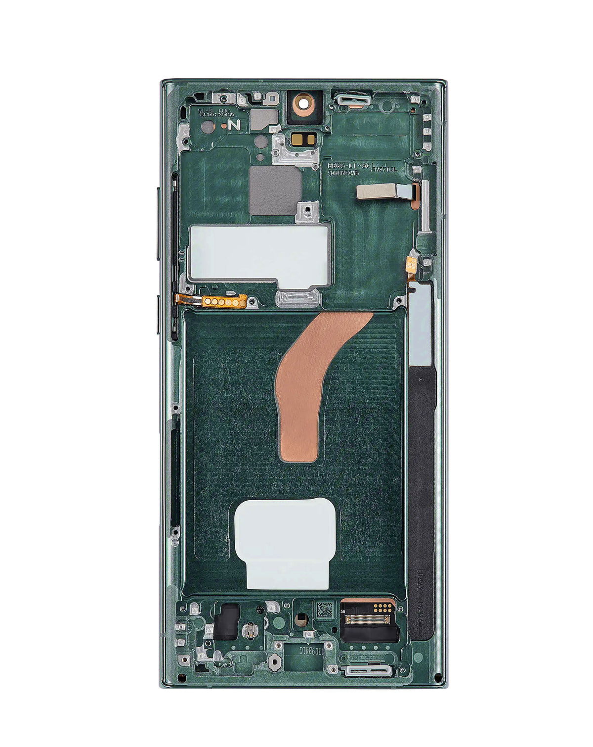 OLED Assembly with Frame for Galaxy S22 Ultra (S908) (Green) (Aftermarket Pro Soft / 120Hz)