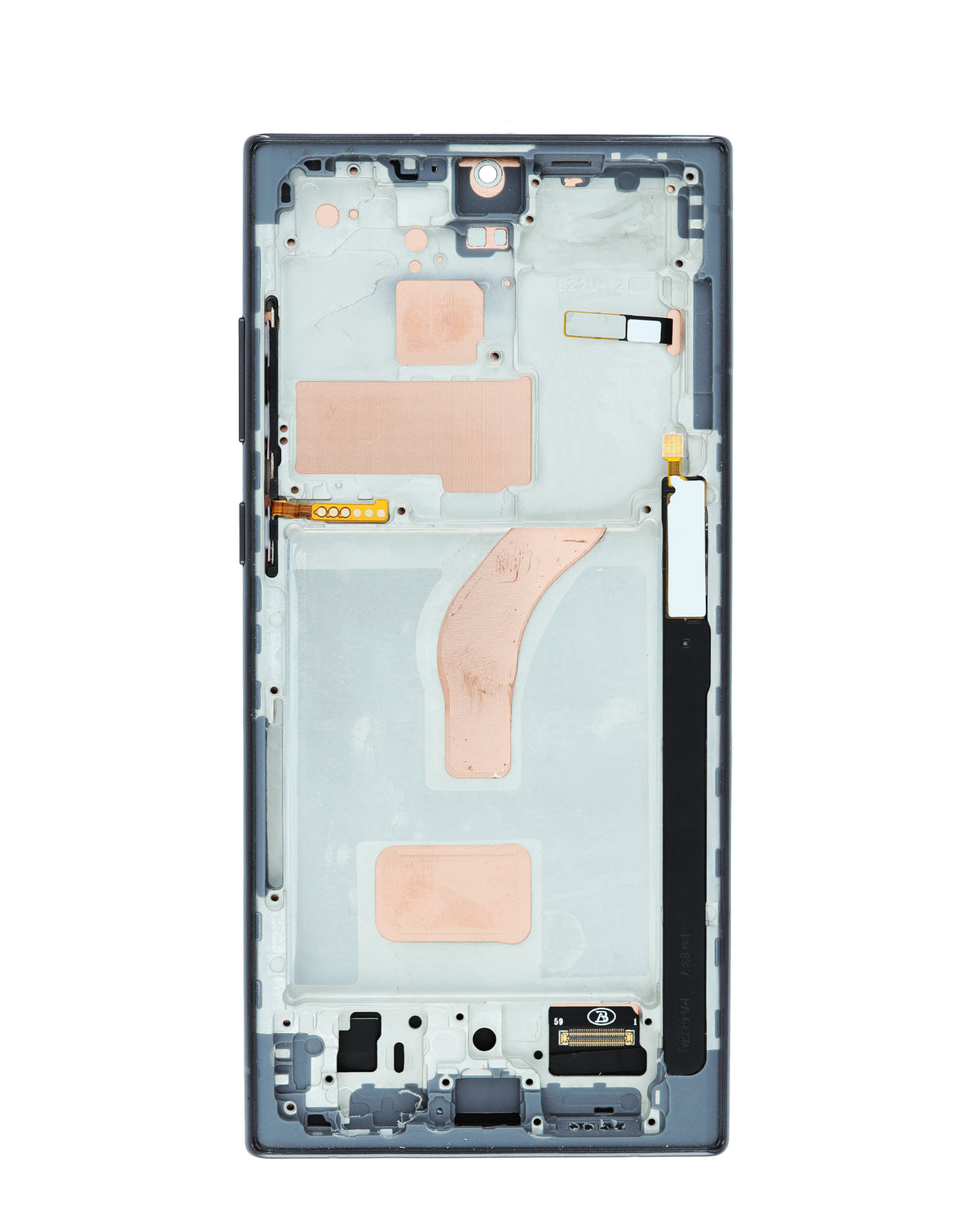 LCD Assembly with Frame for Galaxy S22 Ultra (S908) (Phantom Black) (Without Fingerprint) (Aftermarket Incell)