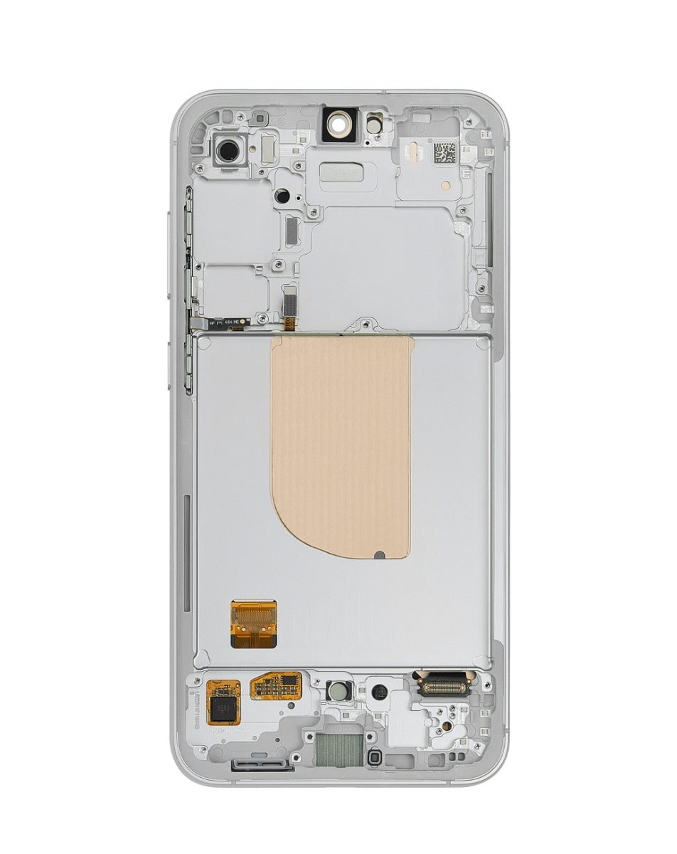 OLED Assembly with Frame for Galaxy S23 FE (S711) (Cream / Mint / Purple / Indigo / Tangerine) (Premium)