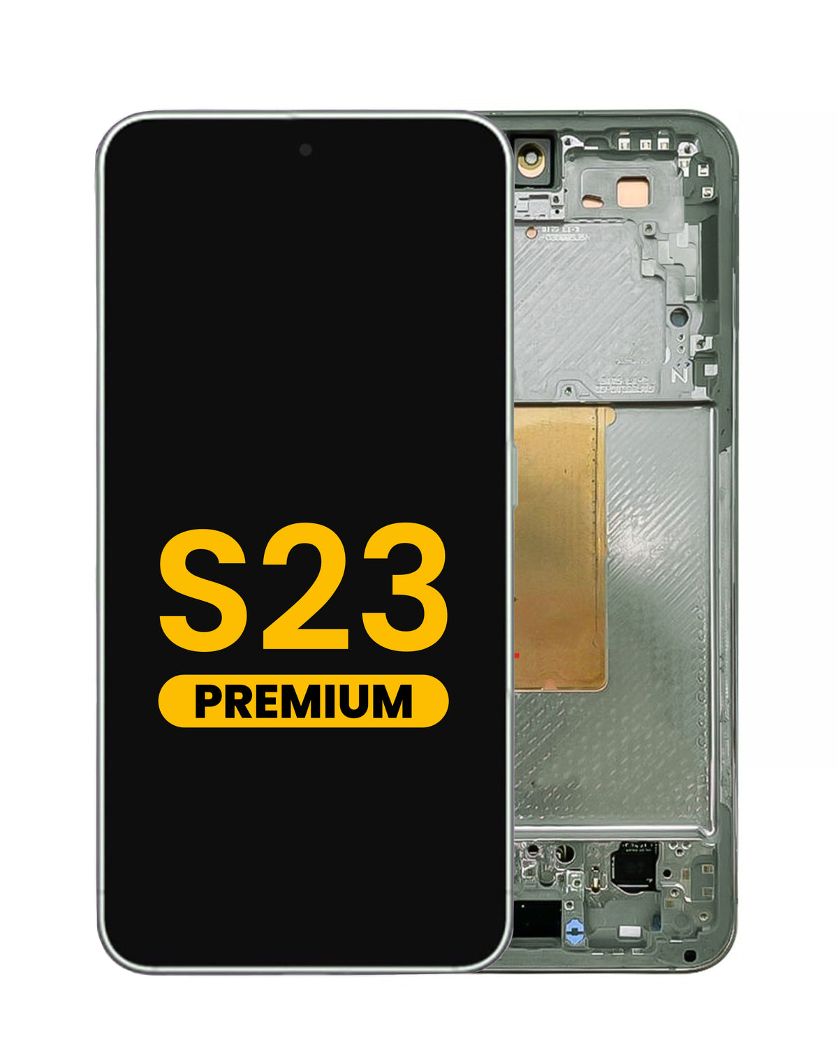 OLED Assembly with Frame for Galaxy S23 (S911) (Green) (Premium)