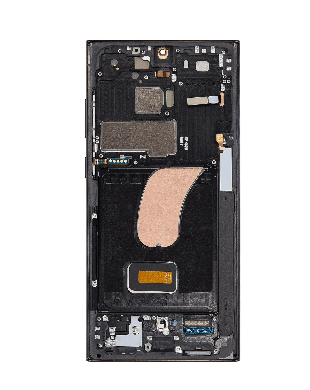 OLED Assembly with Frame for Galaxy S23 Ultra (S918) (Graphite) (Aftermarket Pro Soft / 120Hz)