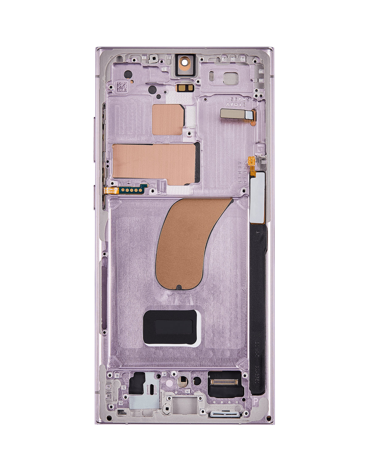OLED Assembly with Frame for Galaxy S23 Ultra (S918) (Lavender) (Aftermarket Pro Soft / 120Hz)