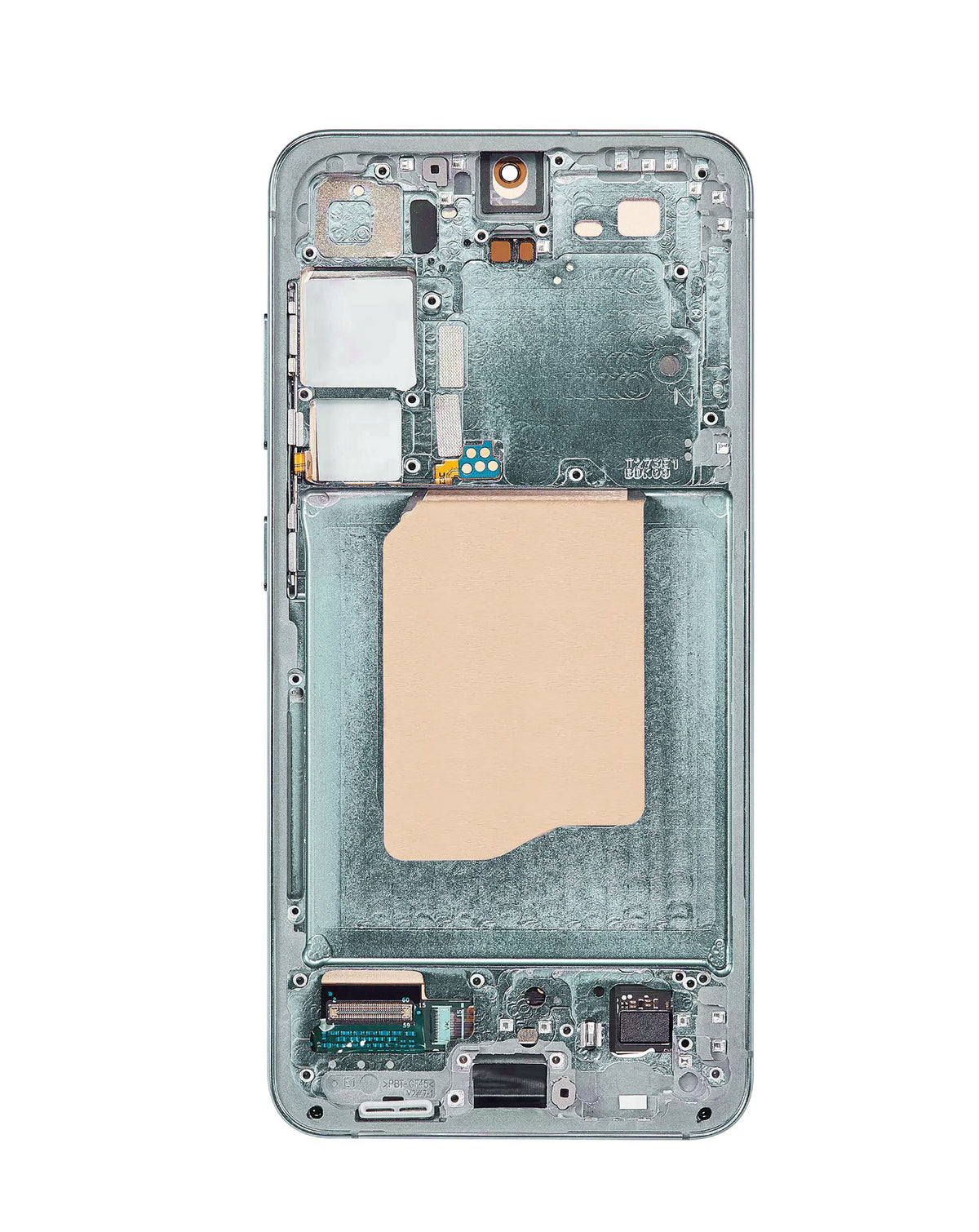 OLED Assembly with Frame for Galaxy S24 (S921) (Jade Green) (Aftermarket Plus Soft / 120Hz)
