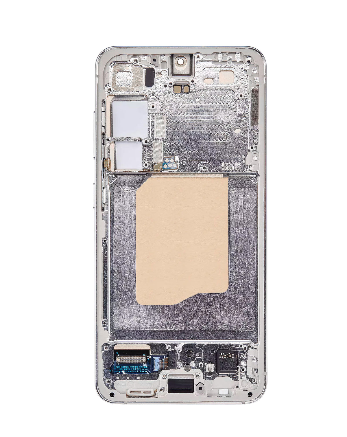 OLED Assembly with Frame for Galaxy S24 (S921) (Marble Gray) (Aftermarket Plus Soft / 120Hz)