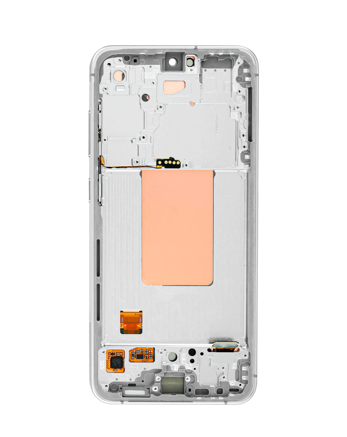 OLED Assembly with Frame for Galaxy S24 FE (S721) (Gray) (Aftermarket Plus Soft)