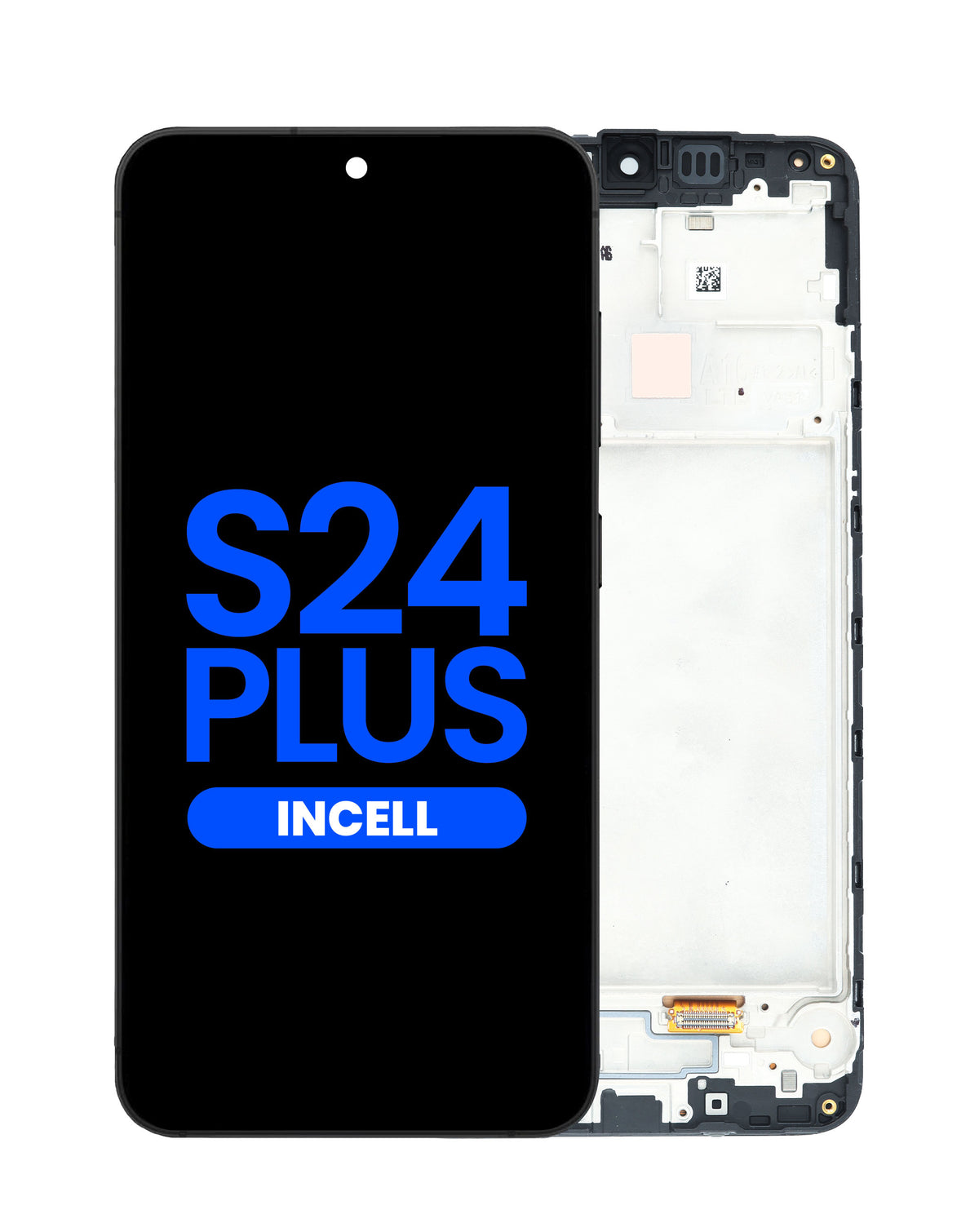 LCD Assembly with Frame for Galaxy S24 Plus (S926) (Onyx Black) (Without Fingerprint) (Aftermarket Incell)