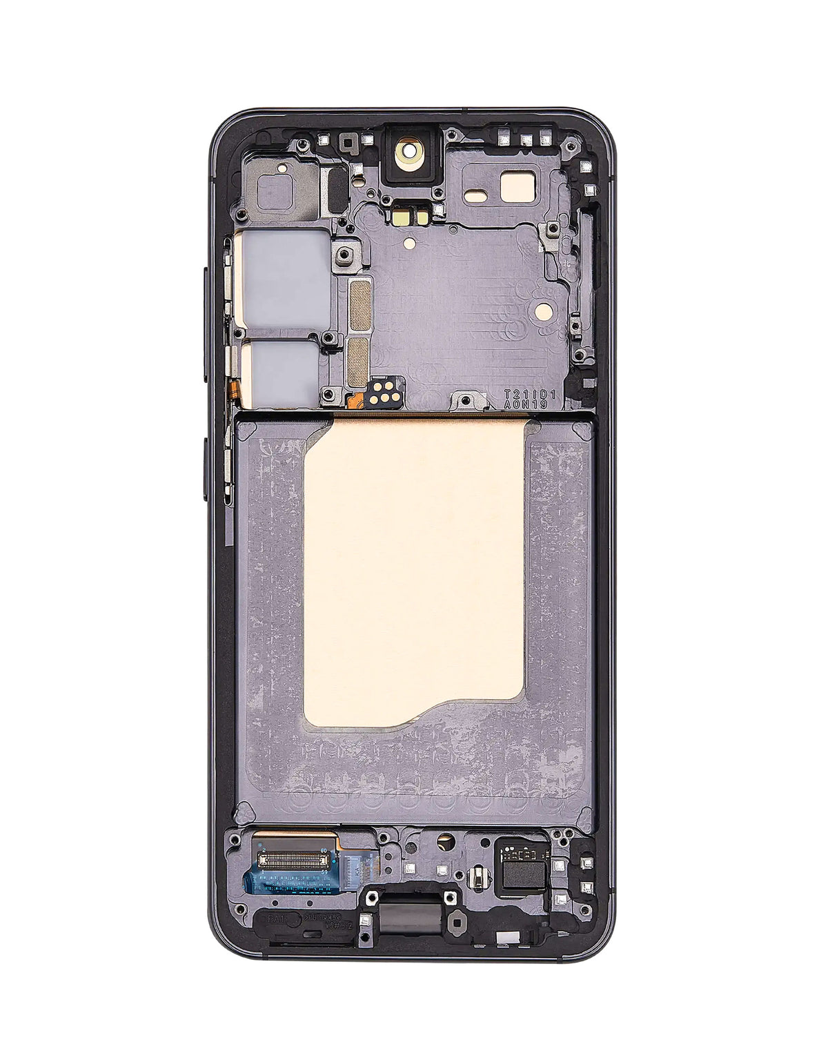 OLED Assembly with Frame for Galaxy S25 (S931) (Blue Black) (Aftermarket Plus Soft / 120Hz)
