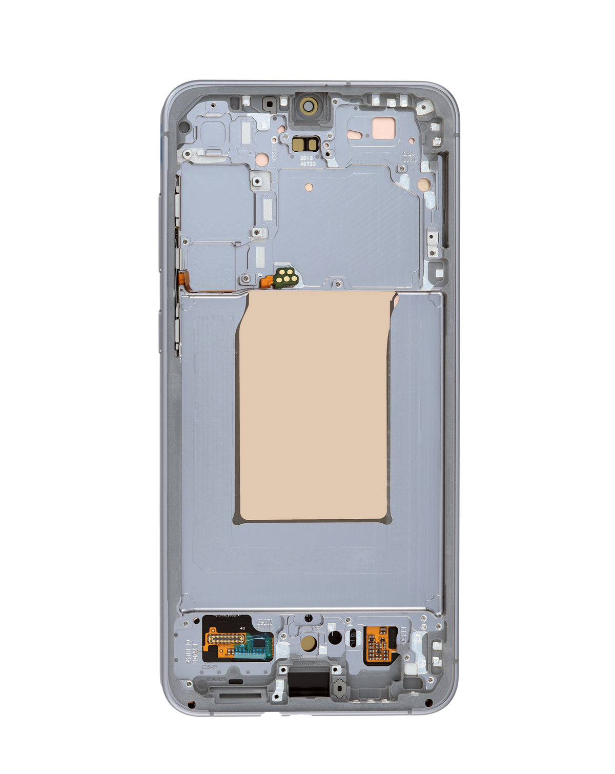 OLED Assembly with Frame for Galaxy S25 FE (S731) (Jet Black) (Service Pack)